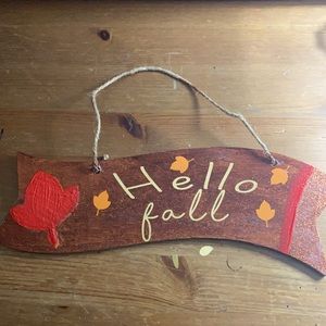 Fall Wooden Sign